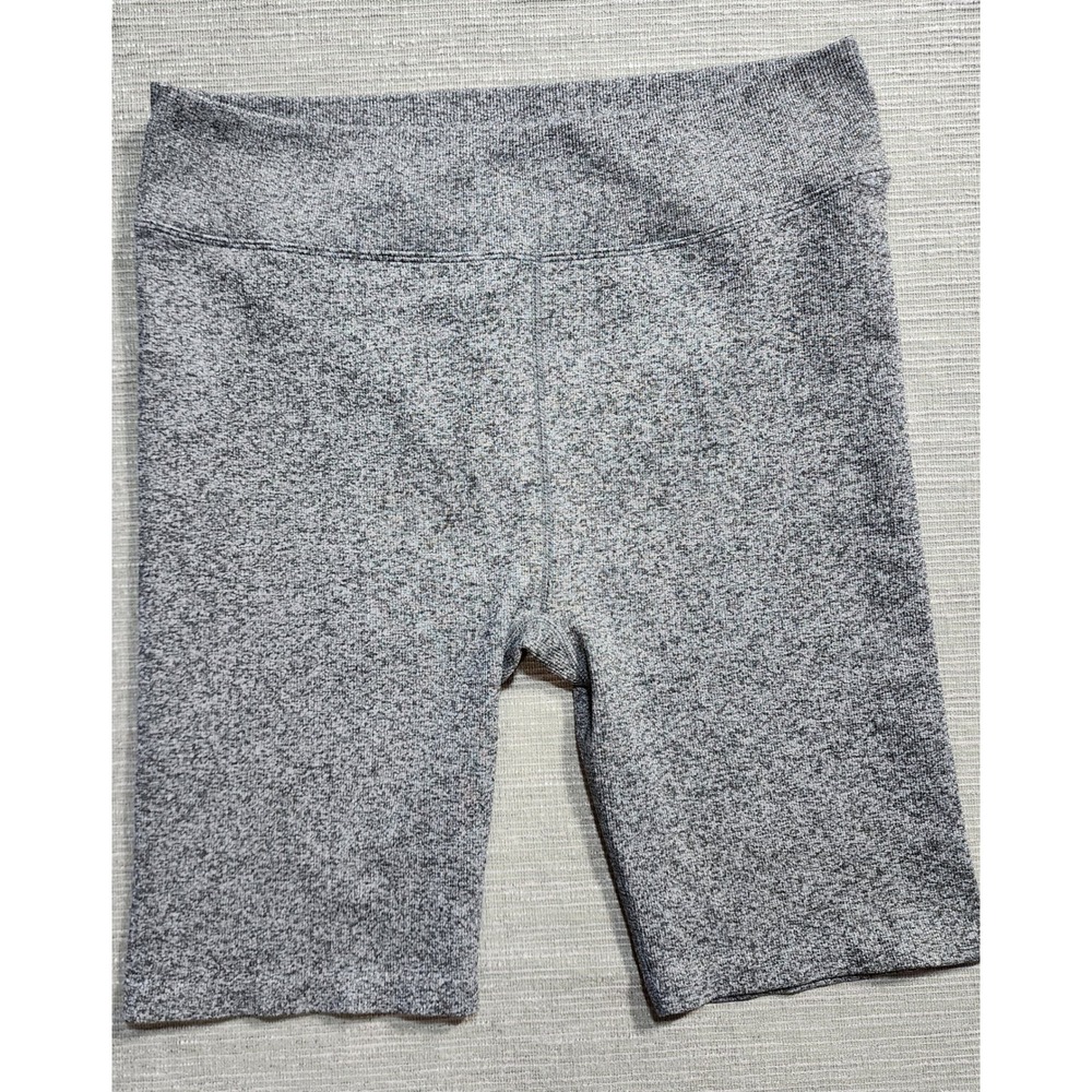 Calvin Klein Performance Grey Space Dye Biker Shorts Womens XL Athleisure Logo